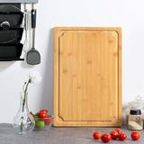 KOVOME Extra Large Cutting Board, 17.6" Bamboo Cutting Boards For Kitchen w/ Juice Groove & Handles Kitchen Chopping Board, XL | Wayfair