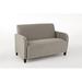 Lesro Siena Lounge Reception Loveseat Manufactured Wood in Brown | Wayfair SN1501.FNA-01PPBK