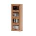 RARLON 61.81" H x 23.62" W Solid Wood Barrister Bookcase Wood in Brown | 61.81 H x 23.62 W x 12.4 D in | Wayfair 09LSQ38YDYNK9N104CJ