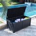 Anadea 120 Gallons Resin Deck Box in Black Resin | 23.4 H x 55.3 W x 26 D in | Wayfair M019686