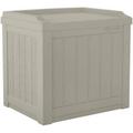 Anadea 22 Gallons Deck Box in Light Taupe Resin/Plastic in Brown | 20.5 H x 17 W x 22 D in | Wayfair M019723