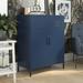 Hashtag Home Gioia Steel 2 - Door Accent Cabinet Metal in Blue | Wayfair 57AF968EC5684415AC7A244C3D2196CD
