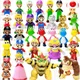 Figurines d'anime de jeu Super Mario Bros pour enfants Luigi Yoshi poupées de dessin animé Mario