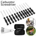 Jeu de tournevis avec brosse pour livres outil de réglage de carburateur simple D double D