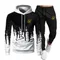 Felpa con cappuccio in seta Sik moda uomo abbigliamento sportivo abbigliamento da uomo Jogging