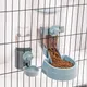 Automatic Pet Feeder Cage Hanging Bowl Water Bottle Food Container Dispenser For Puppy Cats Rabbit