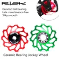 RISK Bike Rear Derailleur Pulley Ceramic Bearing 11T Alloy Roller Idler Jockey Wheel Rear Derailleur