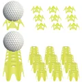 20Pcs Plastic Golf Tees Reusable Lightweight Simulator Portable Golf Mat Tees for Home Outdoor