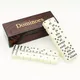 Double Six Dominoes with in a Wooden Carrying Case - Travel Size Table Game for Family Fun 28pcs/set