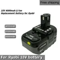 4Ah For RYOBI P108 18V One+ Plus Battery 18 Volt Lithium-Ion Power Tools P104 P107 RB18L50 RB18L20