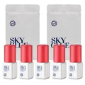 5 Bottles SKY Glue For Eyelash Extension Adhesive Korea Original 5ml Red Black Blue Cap Beauty