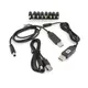 5V to 9V 8.4V 12.6V USB boost power Cable DC connector 8pin male 3.5mm 4.0x1.7mm jack Step UP Module