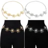 Punk Hip Hop Style All-match Waist Chain Sun Vintage Metal Womans Belt For Dress Vintage High Waist
