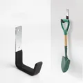 Garage Wall Hook Garden Hose Holder L-shaped Metal Wall Hooks Ladder Hanging Hook Garden Hose