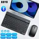 Mini Rechargeable Wireless Keyboard Bluetooth Keyboard For Mobile Phones Tablet Russian Spanish