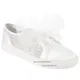 Low Cut Bridal Sneakers with Beads and Removable Tulle Bow Casual Shoes Board Shoes Men Casual Shoes