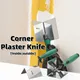 Stainless Steel Drywall Corner Tool Knife Flexes 90 Degree Corner Mudding Finish Tool Finishing