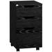 Latitude Run® Eshma 15.75" Wide 1 -Drawer Mobile File Cabinet in Black | 23.75 H x 15.75 W x 13.5 D in | Wayfair 0D52C9A37A2A4C4786A21A31A29C1394