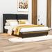 Ivy Bronx Upholstered Platform Bed w/ Light & Headboard | Full/Double | Wayfair 85139B4273324D5EBD8030D551C91095