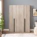 Loon Peak® Jadian Armoire Wood in Gray | 83.98 H x 63 W x 23.03 D in | Wayfair E073989AEB824DC0B7B78CC43F72E714