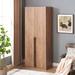 Loon Peak® Jadian Armoire Wood in Brown | 83.98 H x 31.5 W x 23.03 D in | Wayfair 213A561B2AAE49AB93BB1DA34E60C0C0