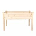 Arlmont & Co. Raised Garden Bed Wood Patio Elevated Planter Box Kit w/ Stand For Outdoor Backyard Greenhouse | Wayfair
