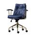 WONERD Black microfiber leather Solid back Office chair | Wayfair Officechairs20240319TM637725436010WOAPurplishBlue