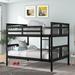 Espresso Full over Full Bunk Bed with Ladder