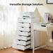 7 Drawer Wood Dresser Chest Storage Cabinets With Wheels