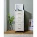 5 Drawers Wooden Myles Jewelry Armoire Storage Cabinet