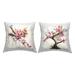 Stupell Cherry Blossom Bonsai Floral Blooms Printed Outdoor Throw Pillow Design by Ziwei Li (Set of 2)