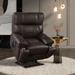 Electric Power Lift Recliner Chair with 2 Motors Massage and Heat for Elderly,3 Positions,2 Side Pockets,Cup Holders