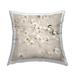 Stupell Beige Cherry Blossoms Printed Outdoor Throw Pillow Design by Sally Swatland