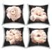 Stupell Dark Blooming Roses Printed Outdoor Throw Pillow Design by Christine Zalewski (Set of 4)