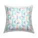 Stupell Abstract Pastel Retro Shapes Printed Outdoor Throw Pillow Design by Ziwei Li