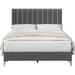 Bed Frame, with Adjustable Headboard, No Box Spring Needed, Load Up to 800Lbs