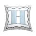 Stupell Blue Patterned Initial Printed Outdoor Throw Pillow Design by Lil' Rue
