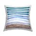 Stupell Blue Sunset Stripes Pattern Printed Outdoor Throw Pillow Design by Laura Munoz Estelles