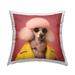 Stupell Stylish Glam Poodle Printed Outdoor Throw Pillow Design by Roozbeh