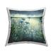 Stupell Blooming Flowers Night Moon Printed Outdoor Throw Pillow Design by Jennifer Taylor Art