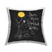 Stupell Boos Hisses Ghoulish Wishes Halloween Printed Outdoor Throw Pillow Design by Mary Ann June