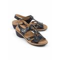 Avena Damen Sandalen Schwarz noch offen: Muster