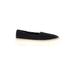 Vince Camuto Flats: Slip On Platform Boho Chic Black Solid Shoes - Women's Size 9 - Almond Toe