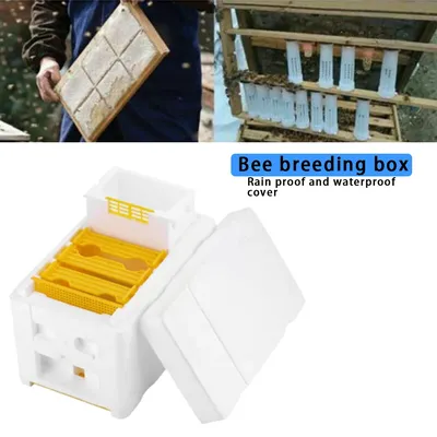 Schaum bestäubung boxen Bienen nest werkzeug Multifunktions-Bienenstock Imkerei King Box Bienenstock Image