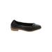 Clarks Flats: Slip On Stacked Heel Casual Black Solid Shoes - Women's Size 6 - Round Toe