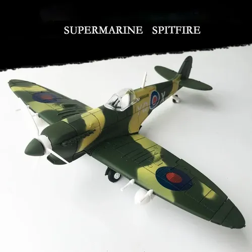 4d britische Spitfire Interceptor Farbe antike Militär flugzeug Modell Puzzle Spielzeug schnelle