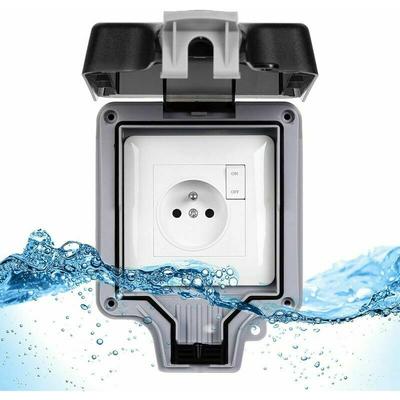 Outdoor wasserdichte Steckdose IP66 Outdoor wasserdicht 16A (mit Schalter)