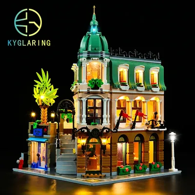 Kyglaring LED-Beleuchtungsset, DIY-Spielzeug für Creator Expert 10297, Boutique Hotel, Image