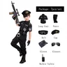 Halloween Kinder Polizist Cosplay Kostüm Jungen Mädchen Kind Polizei Uniform Armee Polizisten