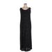 Alex Evenings Casual Dress - Slip dress: Black Marled Dresses - Women's Size X-Large